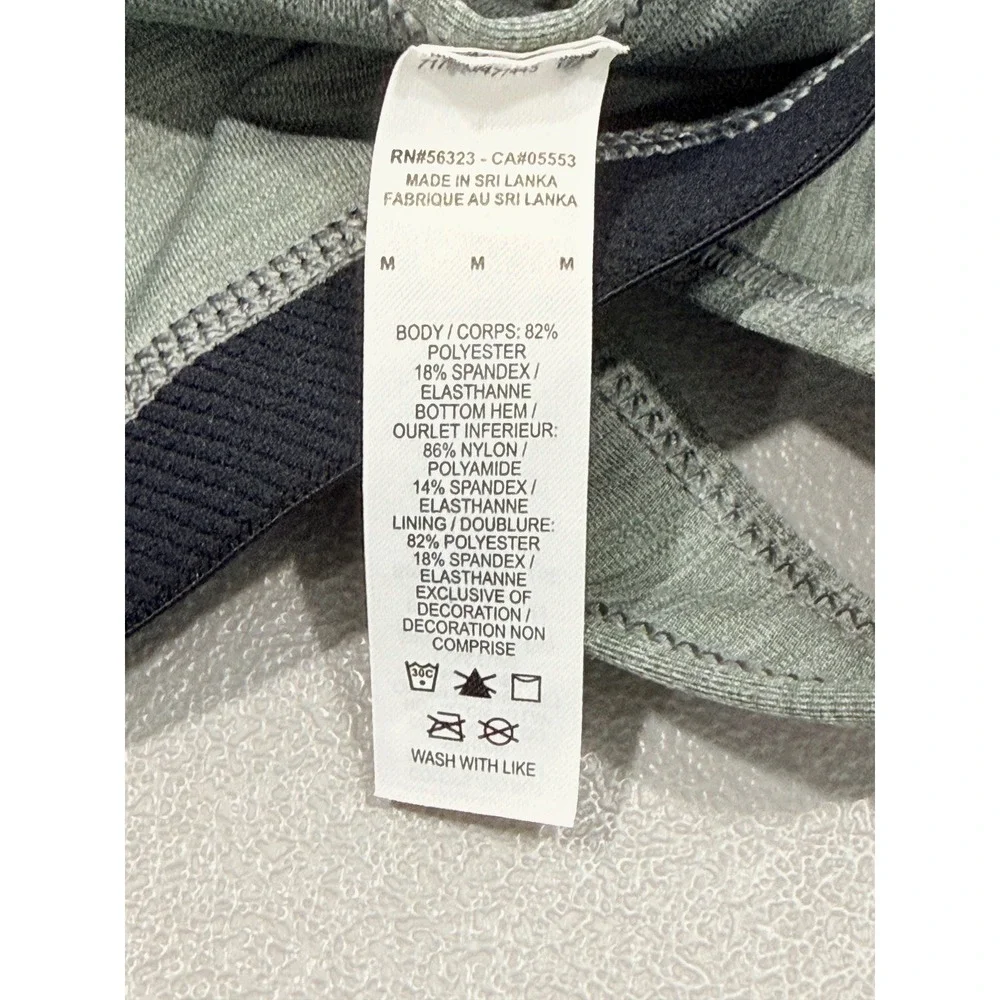 Nike Sports Bra Womens Medium Grey Heather Swoosh Racerback gym running